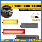 Amber Red LED Side Marker Lights for Pontiac Firebird (1998–2002)