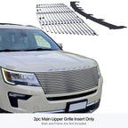 Stainless Chrome Polished Billet Grille for Ford Explorer (2016-2019)
