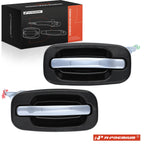 2X Rear Exterior Door Handle for Silverado 1500 2004–2006 Silverado 2500