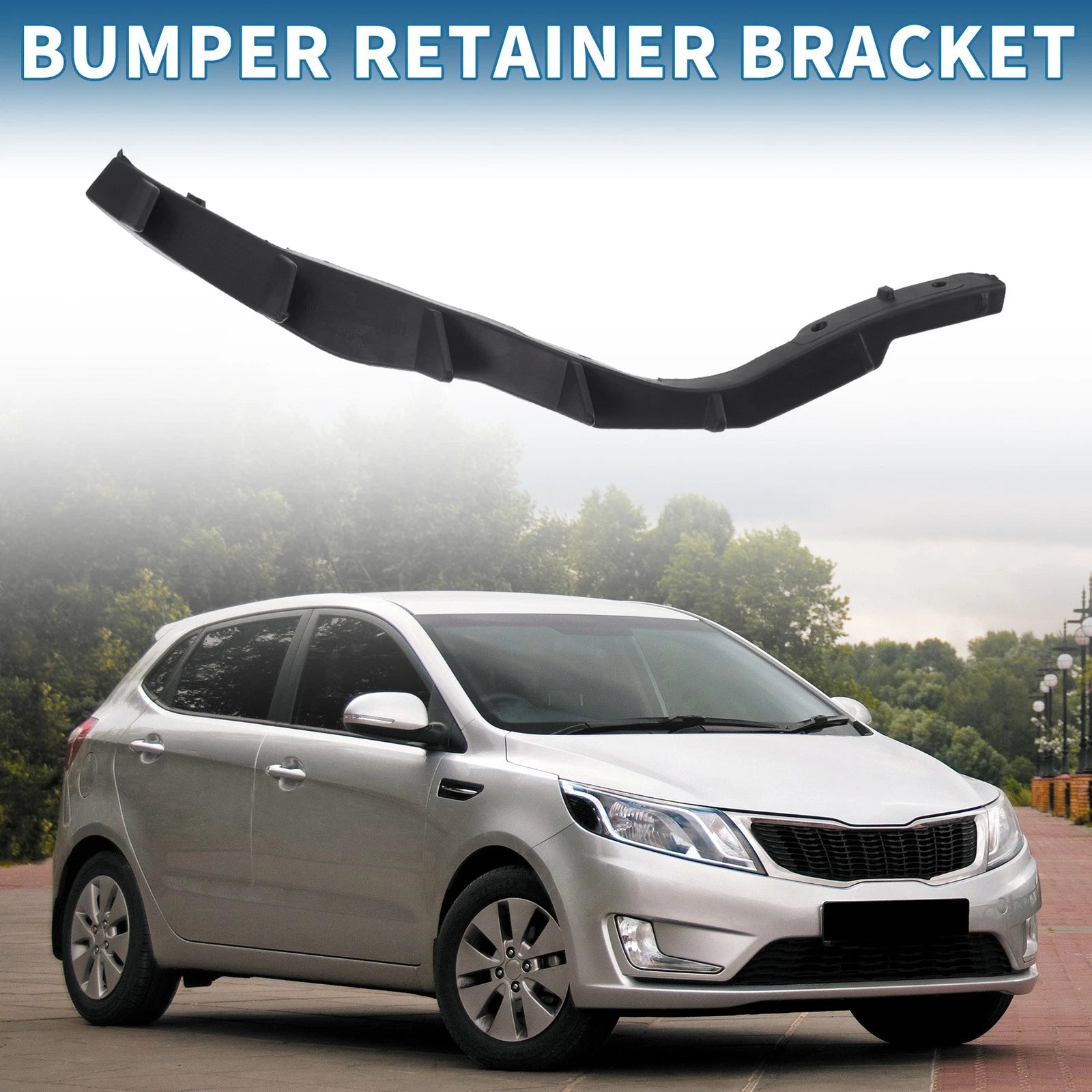 Right Front Bumper Retainer Bracket No. 865821W200 for Kia Rio (2012–2015)
