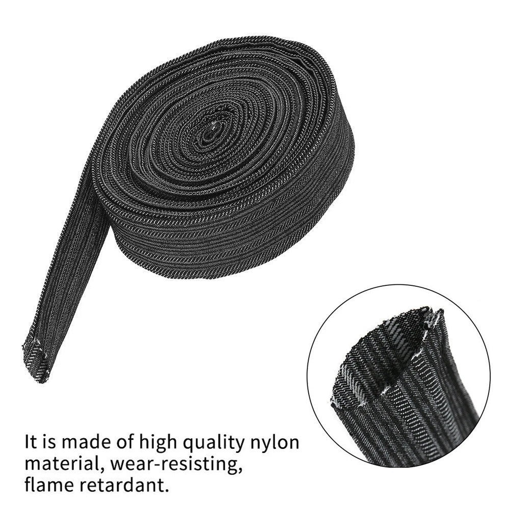 25' Nylon Protective Sleeve for Hydraulic Hose (7.5 Meters)