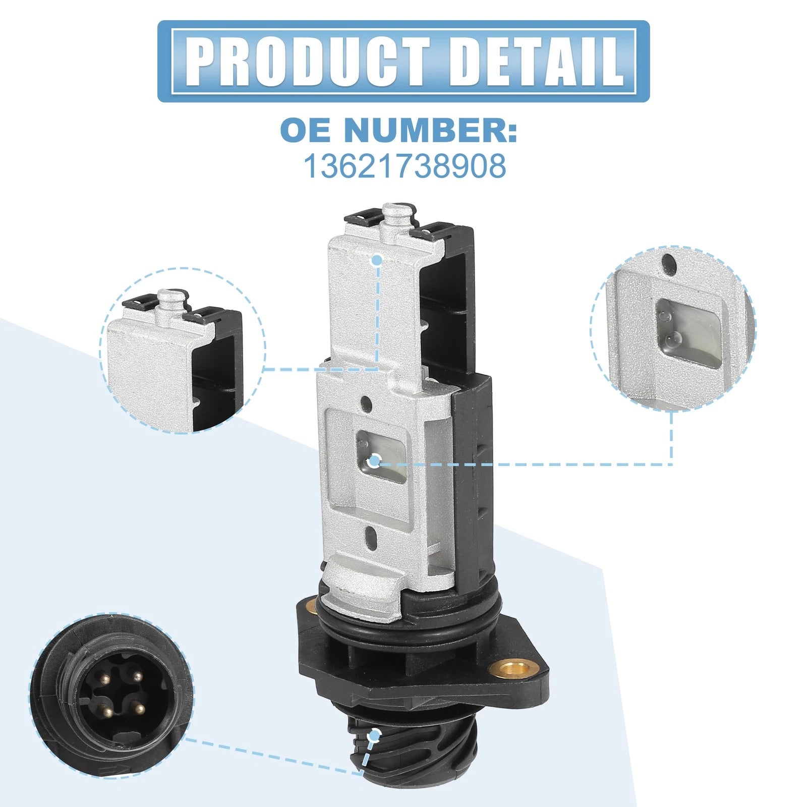 Mass Air Flow Sensor for BMW 325i (2001–2005) No. 13621738908