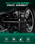 Front Complete Struts w/ Coil Springs for Honda Accord (2008–2012)