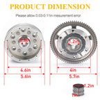 Starter One Way Clutch Kit & Flywheel Rotor for Honda TRX400EX TRX400X (1999–2014)