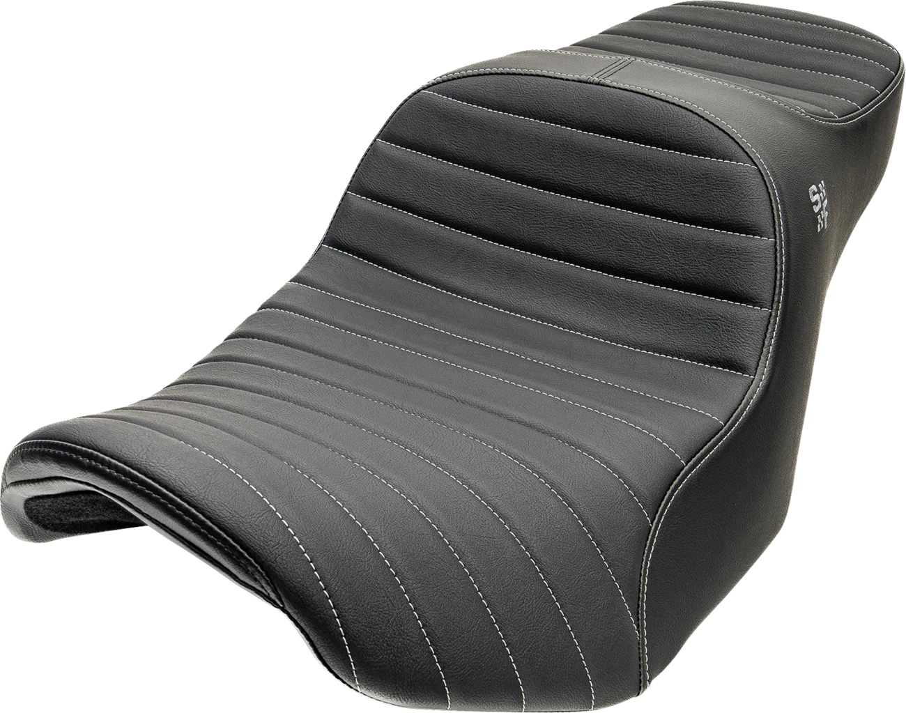 Chariot Seat for Harley FLH/FLT (2009–2023) - Silver Classic Stitch