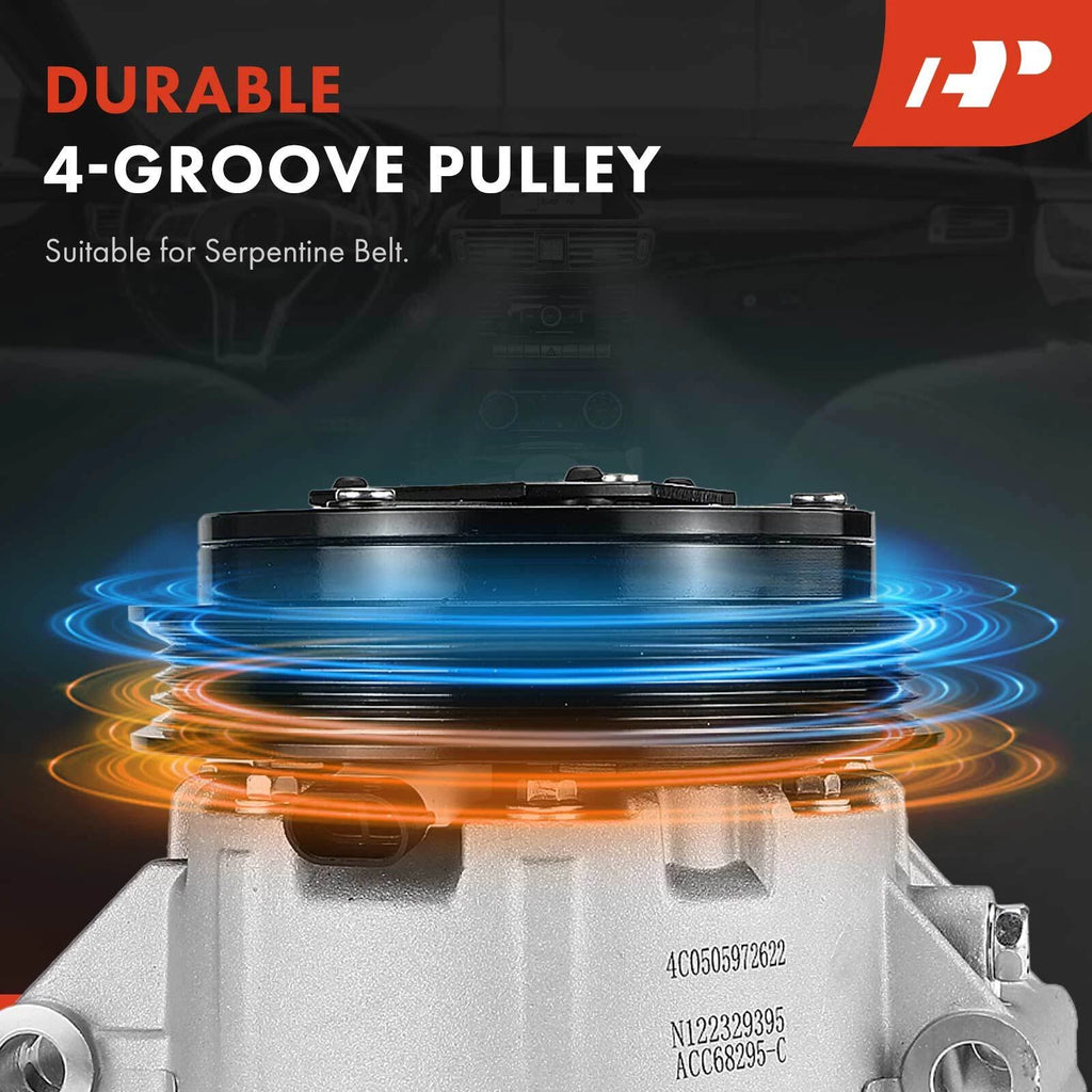 A/C Compressor with Clutch for Chevrolet Corvette (2005-2013)