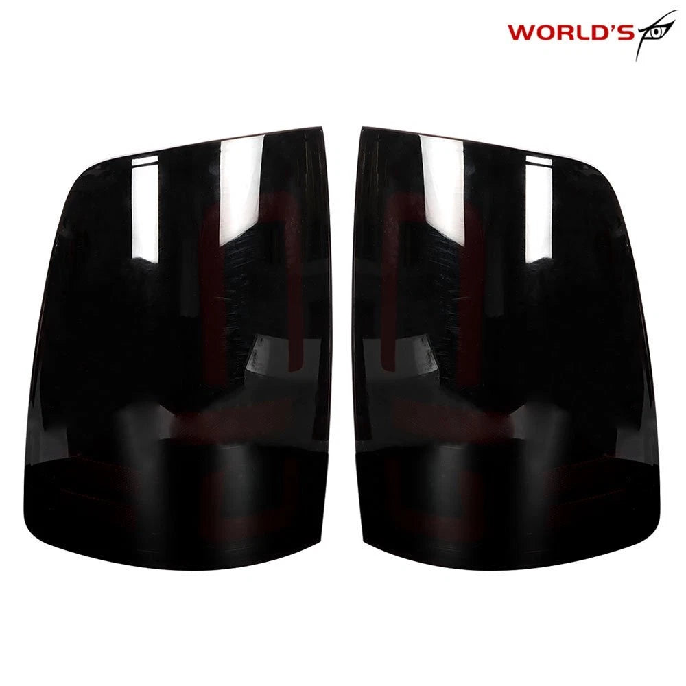 Set of 2 LED Tail Lights for Dodge Ram 1500 2500 3500 (2009–2018) Black Soot