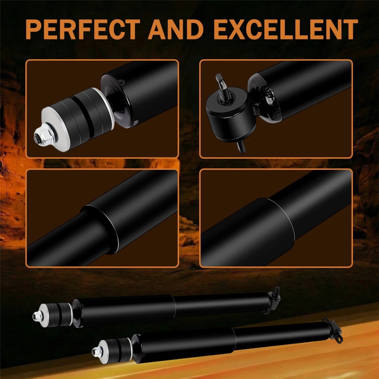 Set of 4 Shock Struts for Jeep Grand Cherokee (1999-2004)