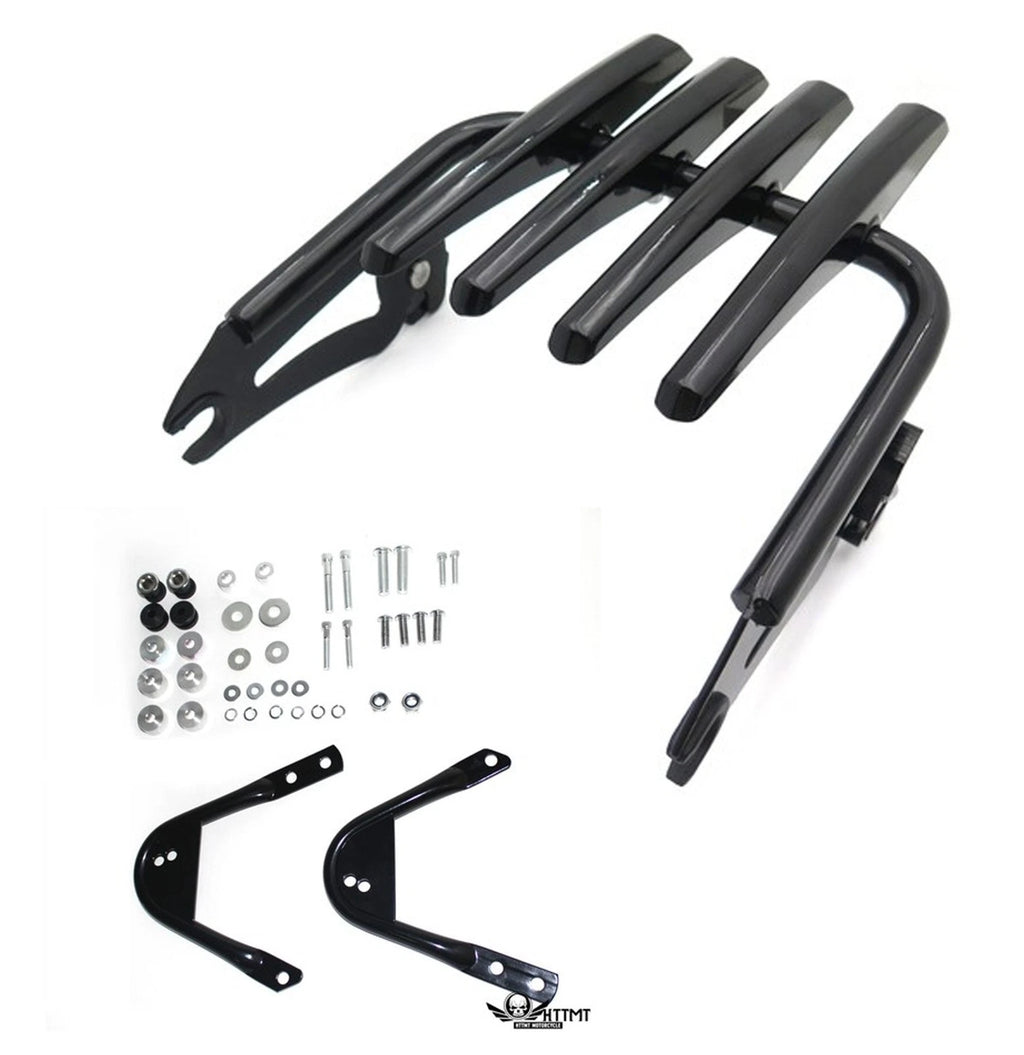Detachable Skull Stealth Luggage Rack for Harley Touring FLHR FLTR (1997–2008)