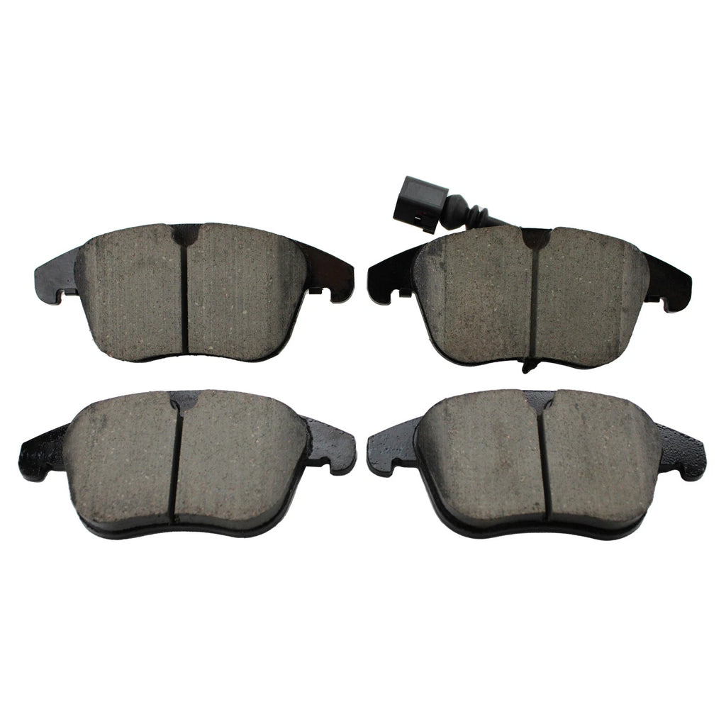 Set of 4 Akebono Euro Front Ceramic Disc Brake Pads for Audi Q3 (2015–2023)