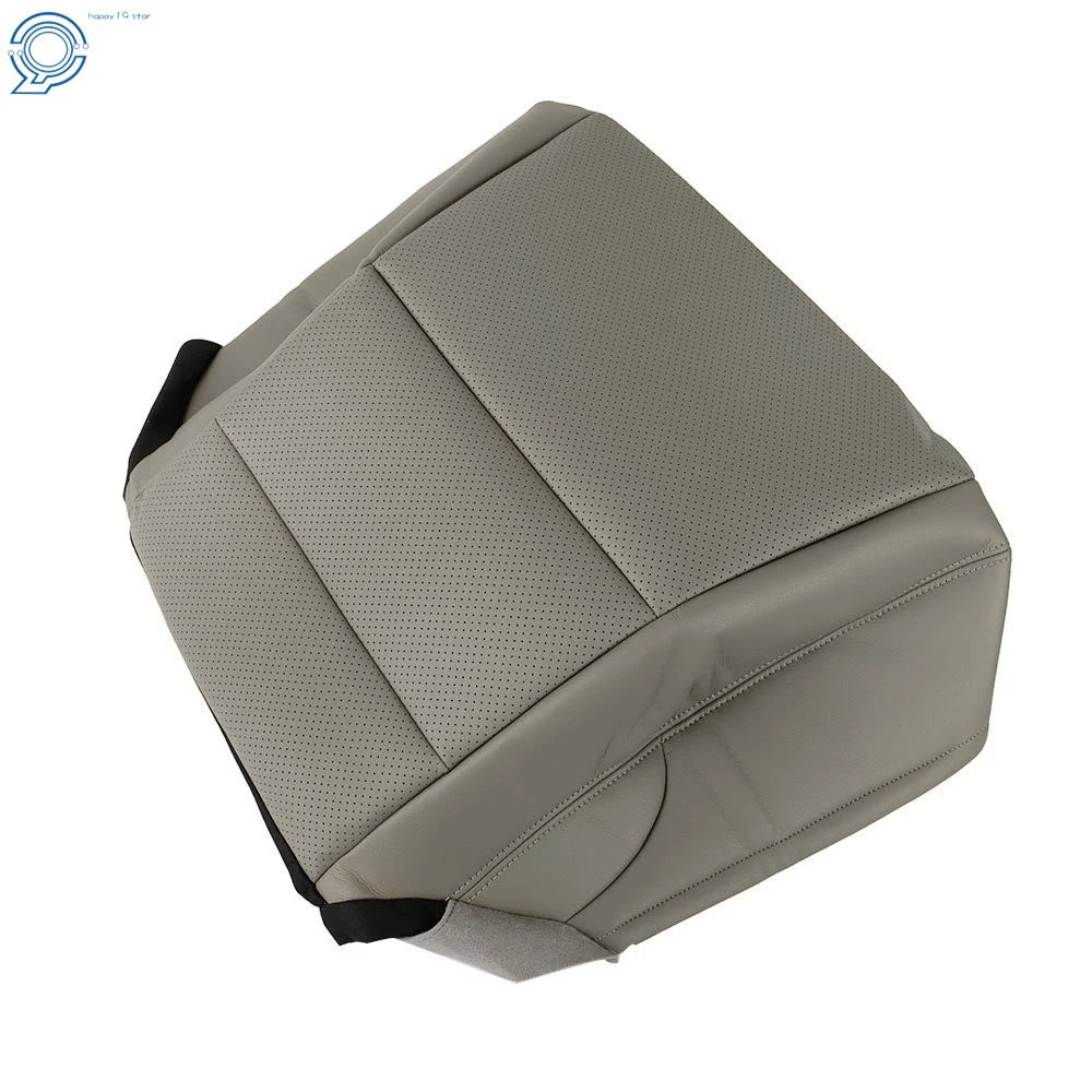 Driver Side Bottom Seat Cover for Honda Accord (2013-2017) Leatherette Gray