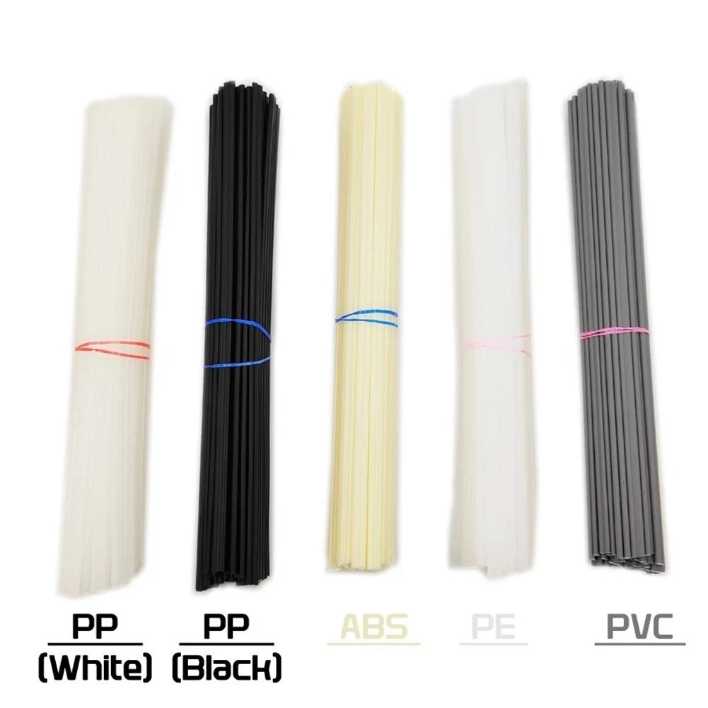 Set of 20 Plastic Welding Rods for Bumper Repair (ABS/PP/PVC/PE)