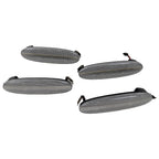 4X Clear LED Front Rear Side Marker Light for Jaguar XJ XJ8 XJR (1998–2003)