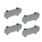 Set of 4 Roof Luggage Rack Side Rail Cover for Jeep Cherokee (2014–2019)