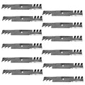 Mulching Blade (Toothed) for Hustler (Replaces 601124) - Set of 12