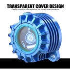 Anodized Clear Engine Oil Filter Cover Cap for Husqvarna 701 Enduro (2016–2024)