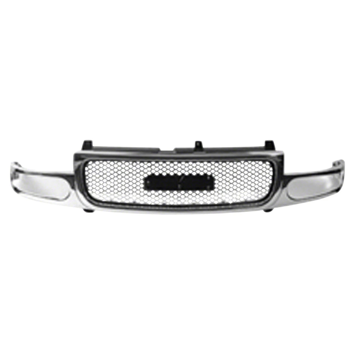 Replacement Silver Chrome Plastic Front Grille (See compatibility Chart)