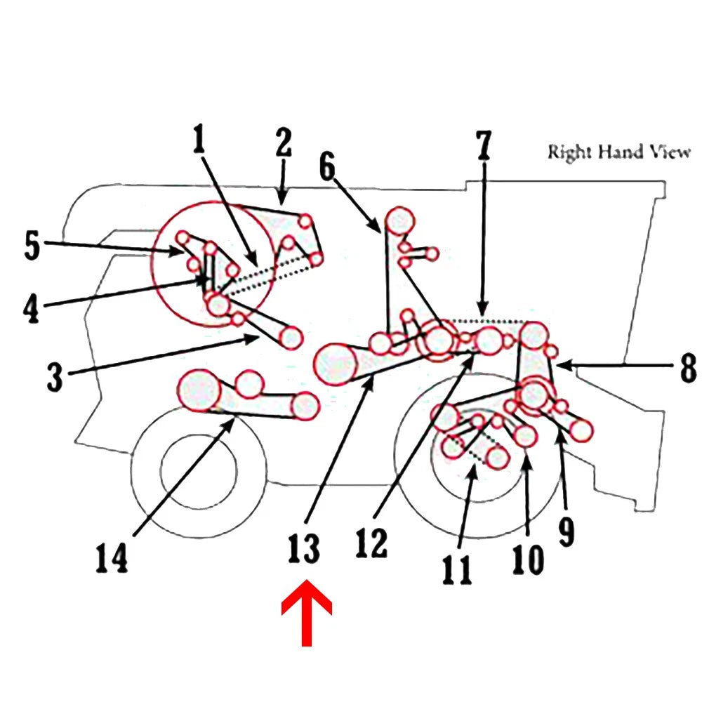Drive Belt for John Deere S690, S680, S680HM, S690HM (H240895)