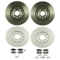 Disc Brake Pad & Rotor Kit for VW (Front & Rear, 312mm/252.8mm)