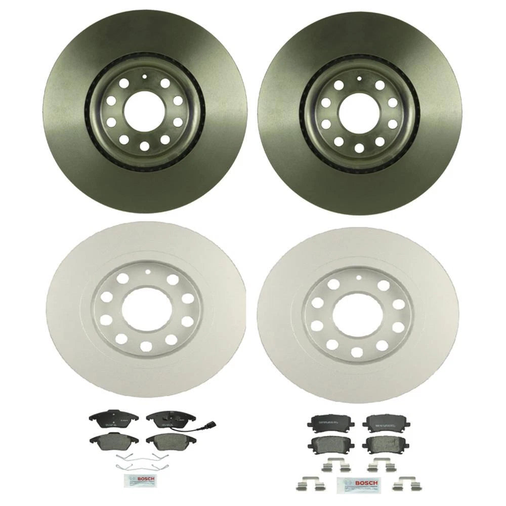 Disc Brake Pad & Rotor Kit for VW (Front & Rear, 312mm/252.8mm)