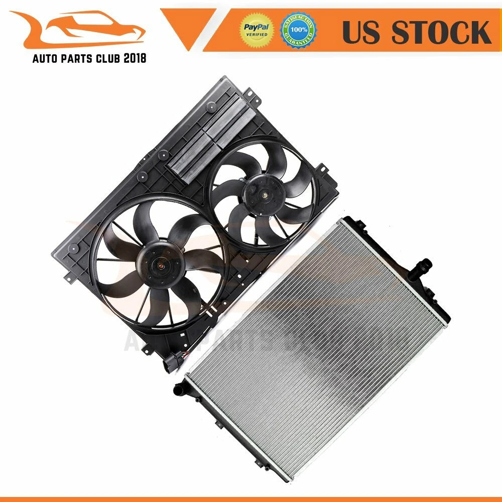 Radiator and Cooling Fan Assembly for Volkswagen Golf (2010–2013)