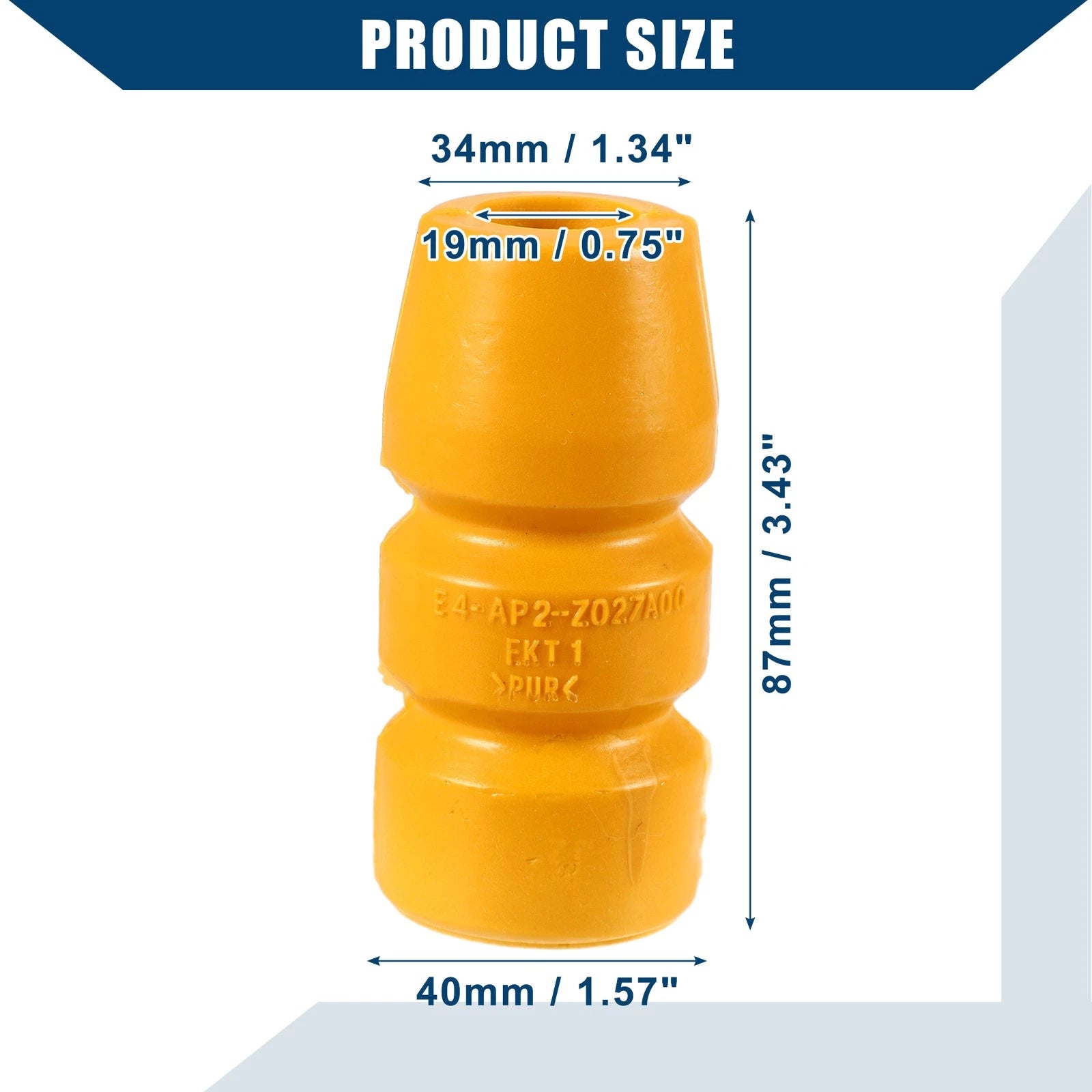 2pcs Suspension Strut Bumper Bump Stop for Mercedes-Benz 300 