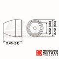 WSM Propeller Anode for Mercruiser Bravo III (PMC00163A)