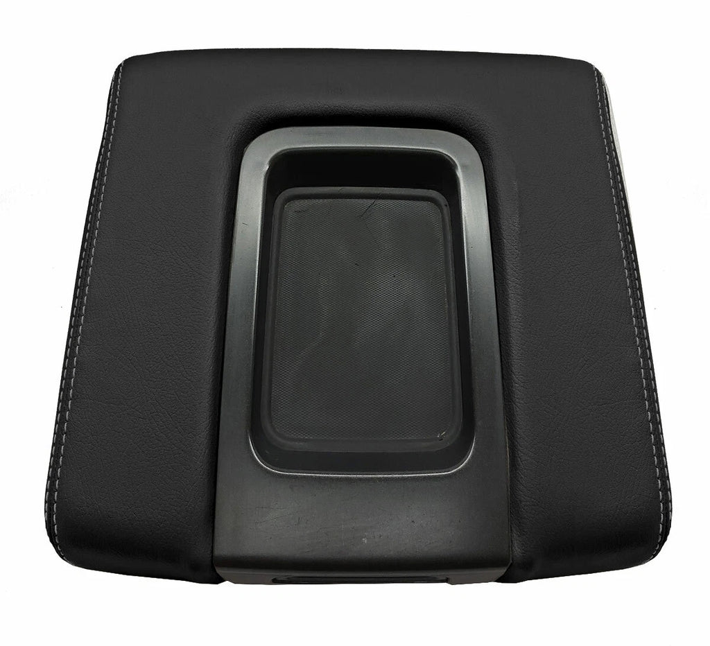Armrest Cover for Chevy Suburban (2014–2020) Leather Gray Stitch