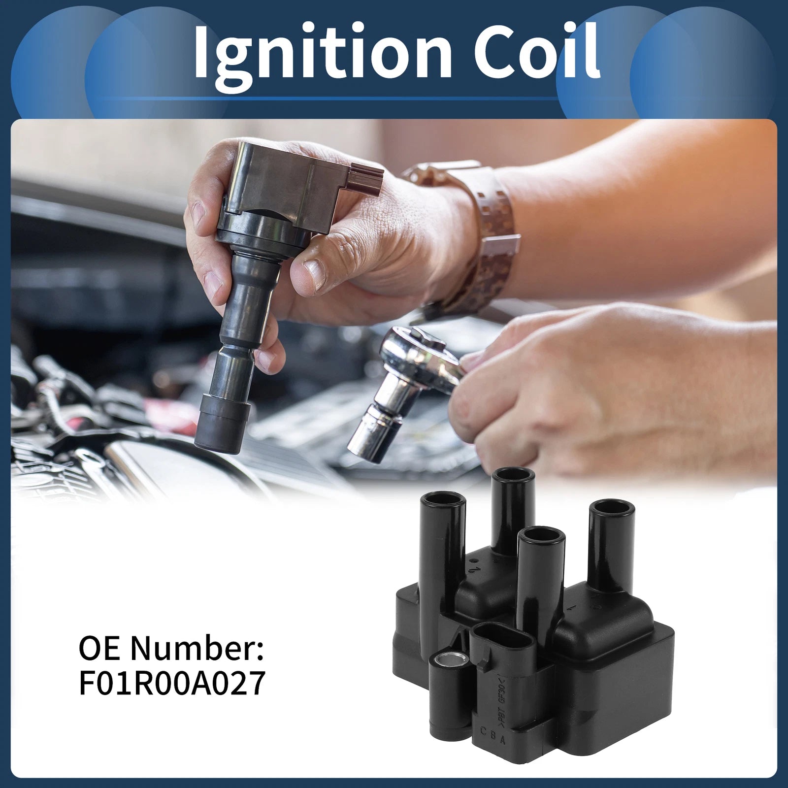Ignition Coil Pack No.F01R00A027 for Chevrolet N200 (2007–2012)