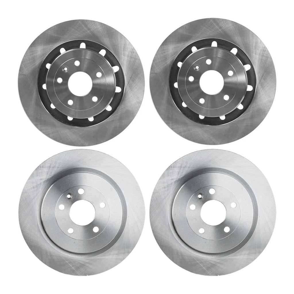 Front and Rear Brake Rotors for Ford Explorer 4WD (2013–2018)