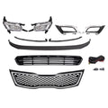 Set of 2 Front Bumper Upper Grille Chrome Trim for Kia Optima (2014–2015)