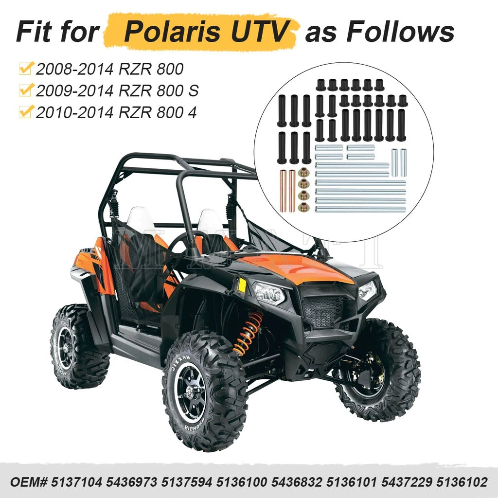 A-Arm Bushing Kit for Polaris RZR 800 S 800 4 (2008–2014) 5137104