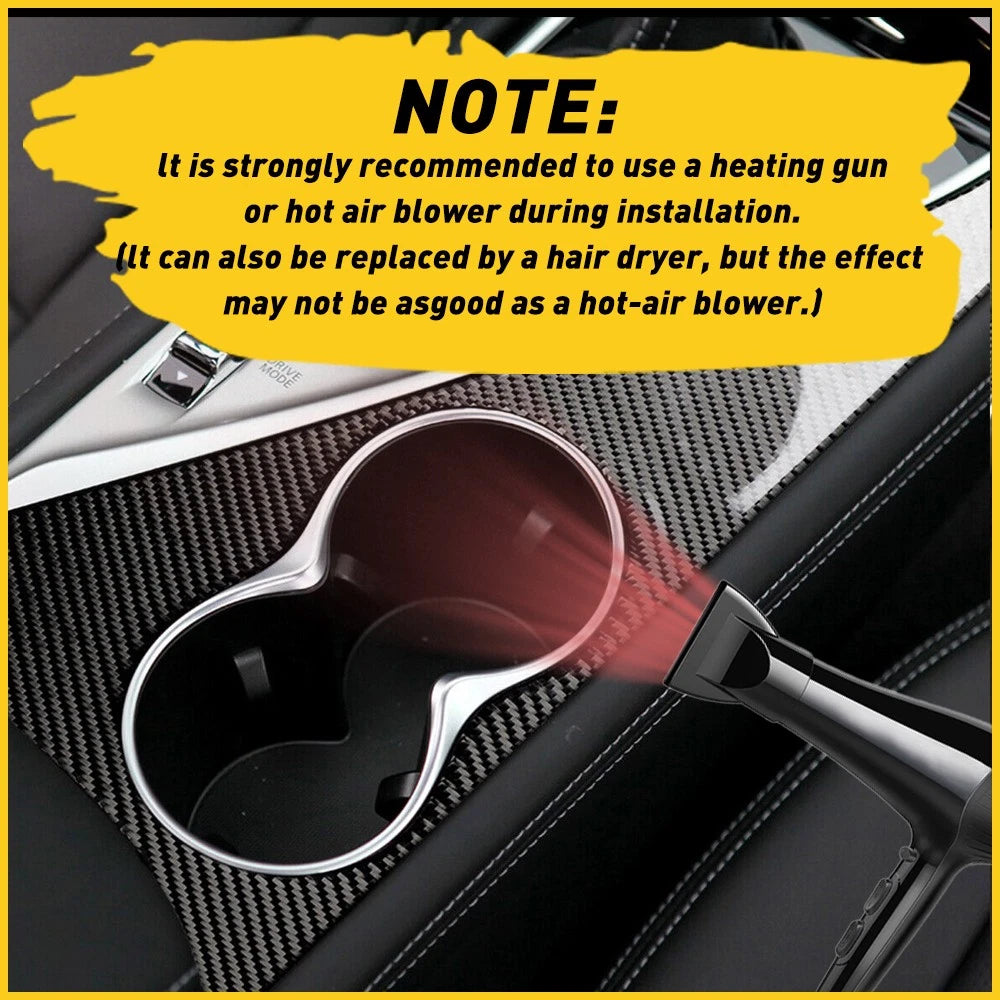 Set of 11 Carbon Fiber Interior Trim Covers for Infiniti Q50 Q60 (2014–2019)
