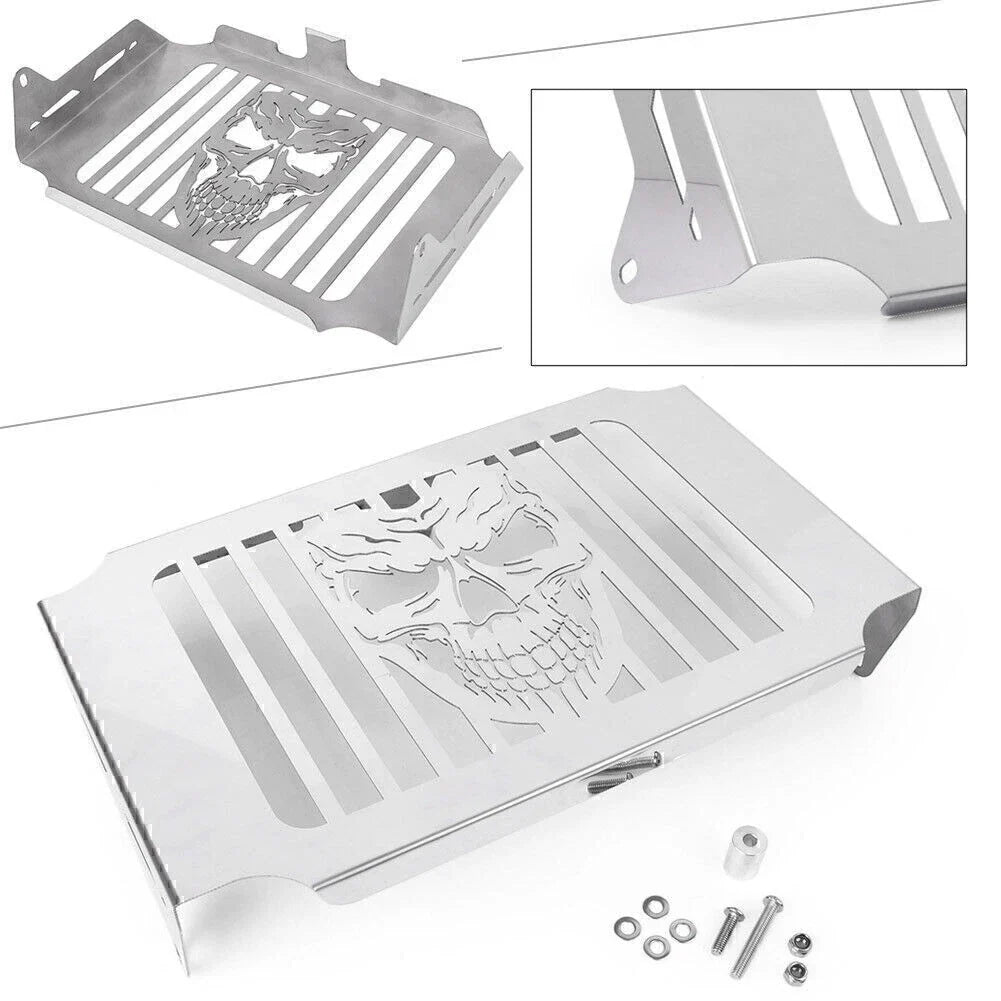 Motor Skull Radiator Grille Guard Cover for Honda Magna VF750 (1994-2004)
