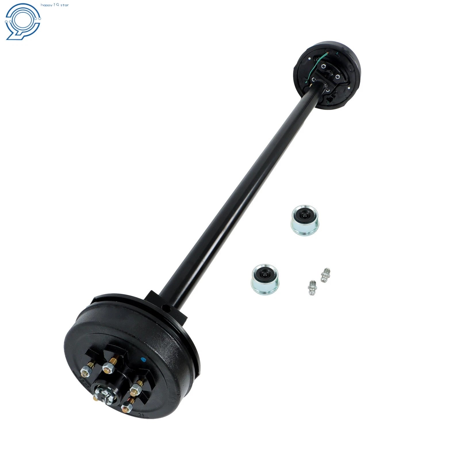 3.5k Electric Brake Trailer Axle for Boat Cargo Dump RV Utility (3500 lb)