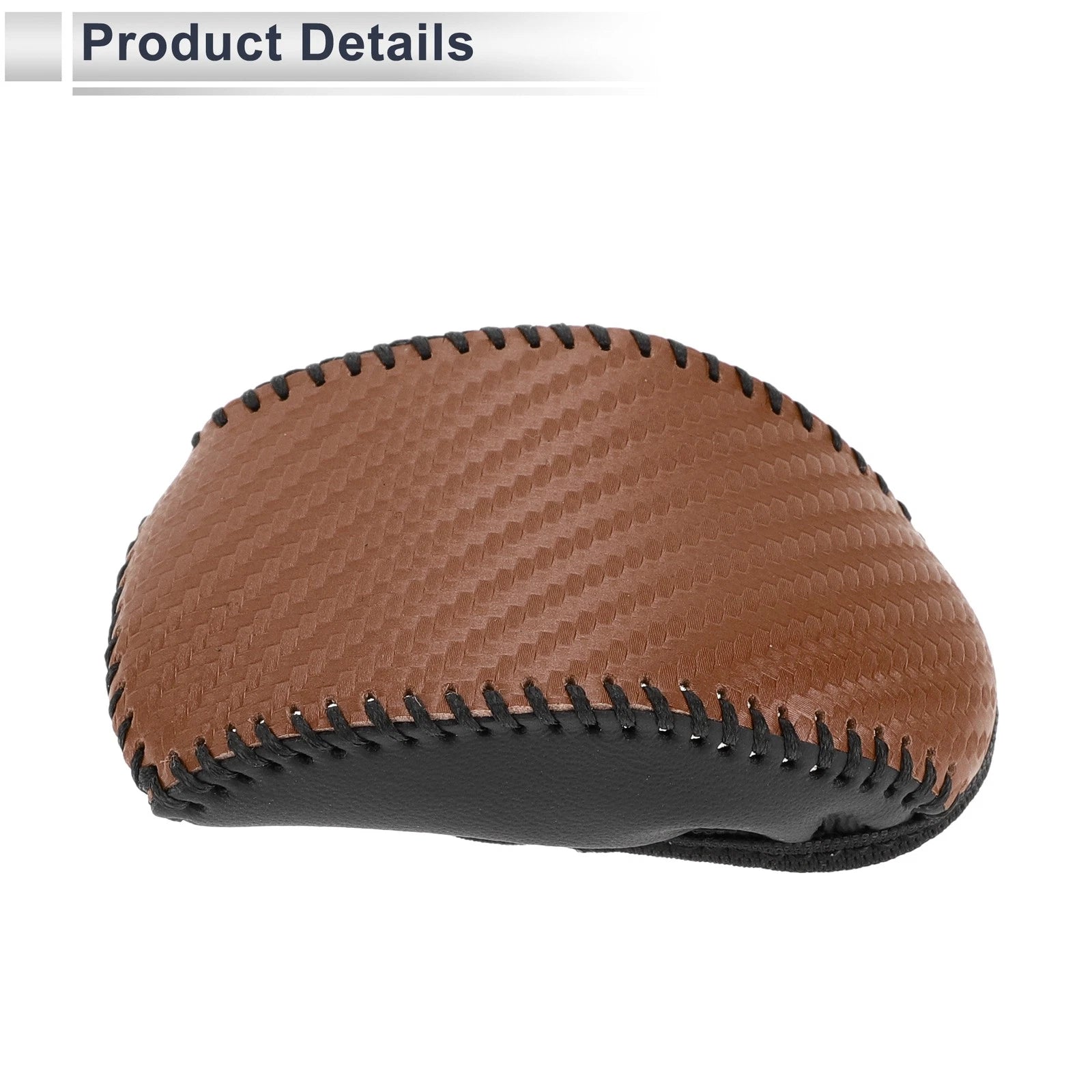 Gear Shift Knob Cover for Toyota RAV4 (2019–2024) Brown Carbon Fiber