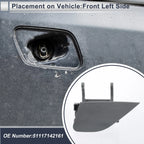 Front Left Side Bumper Headlight Washer Nozzle Cover for BMW 750i Unpainted
