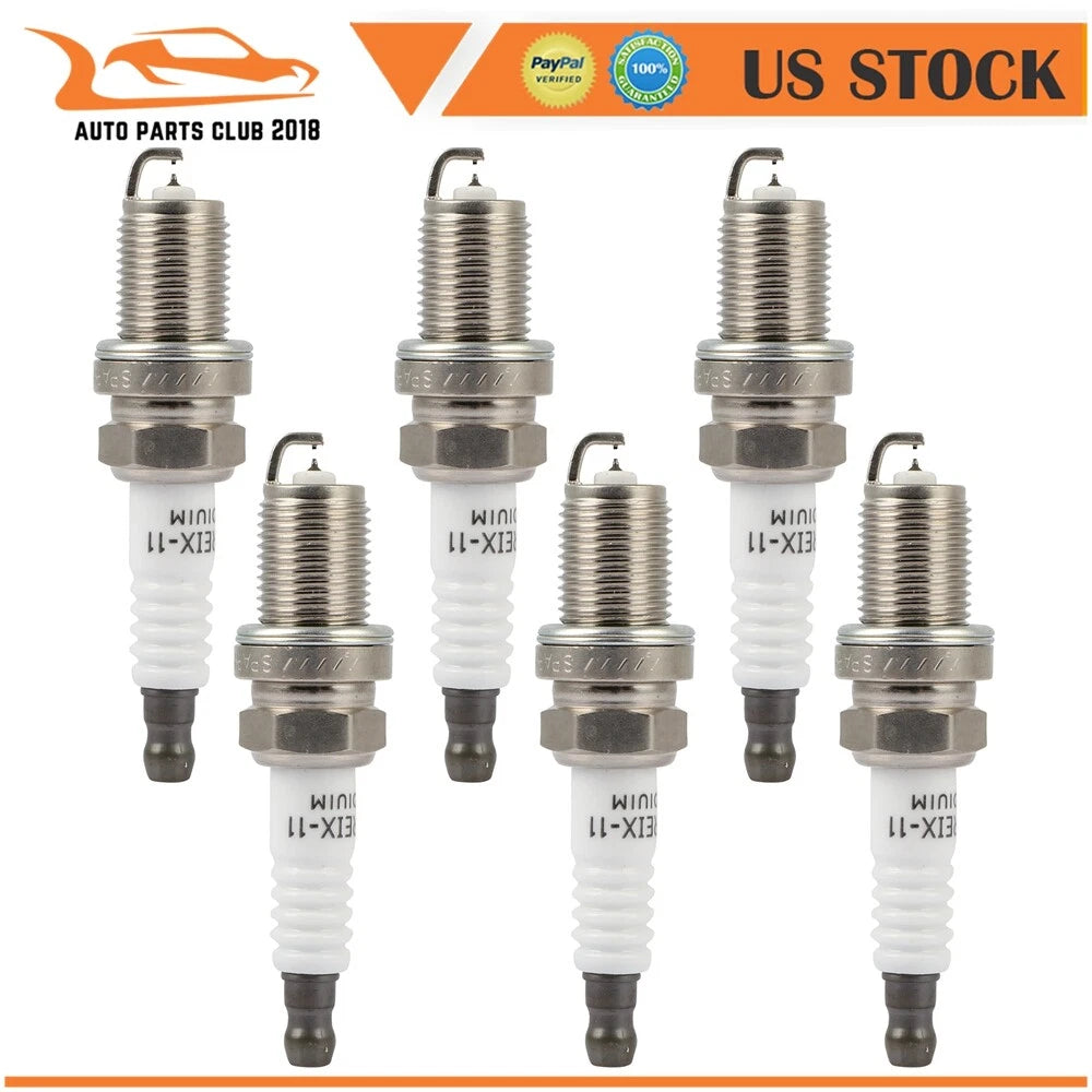 Set of 6 Iridium Spark Plugs for Kia Sportage (2005–2010) Hyundai Tucson (2005–2009)