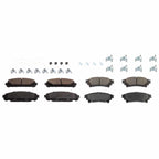 Set of 4 Ceramic Brake Pads for Toyota Highlander (2014–2019)