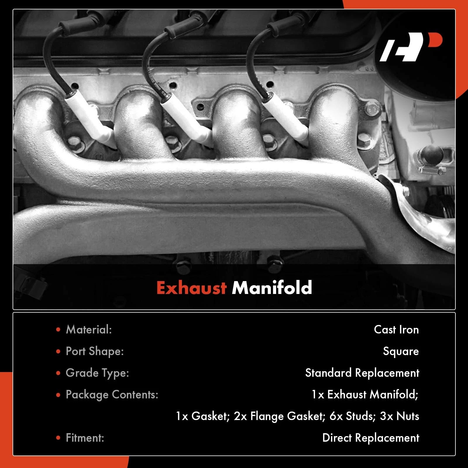 Exhaust Manifold for Chevrolet B60 C70 GMC B6000
