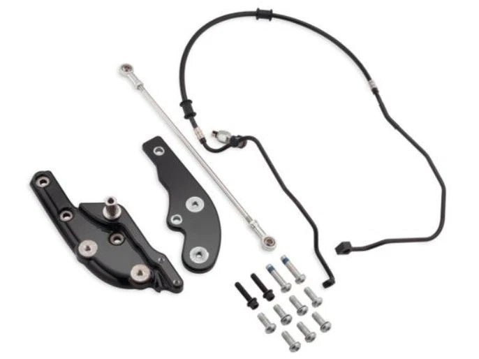 OEM Black Extended Reach Forward Control Kit for Harley M8 Softail (2018–2024)