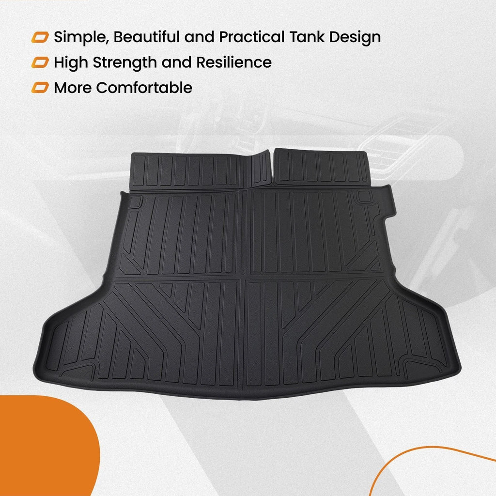 All Weather Cargo Mat for Honda HR-V (2016-2020) Black TPE