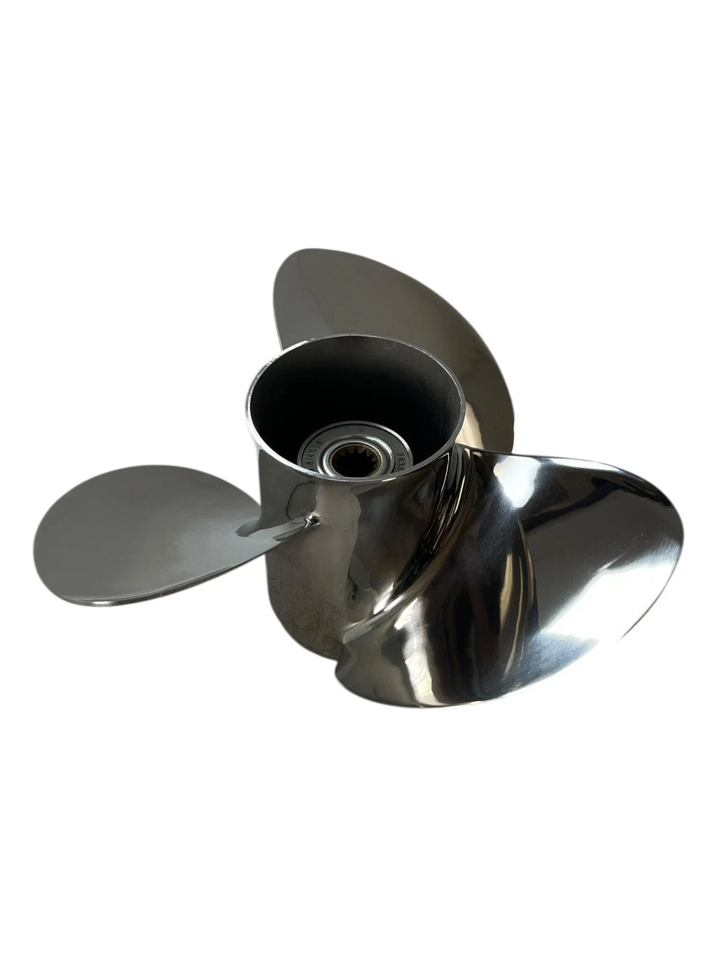 3X 13 3/4 x 13 RH SS Propeller for Evinrude Johnson (OEM 763957)