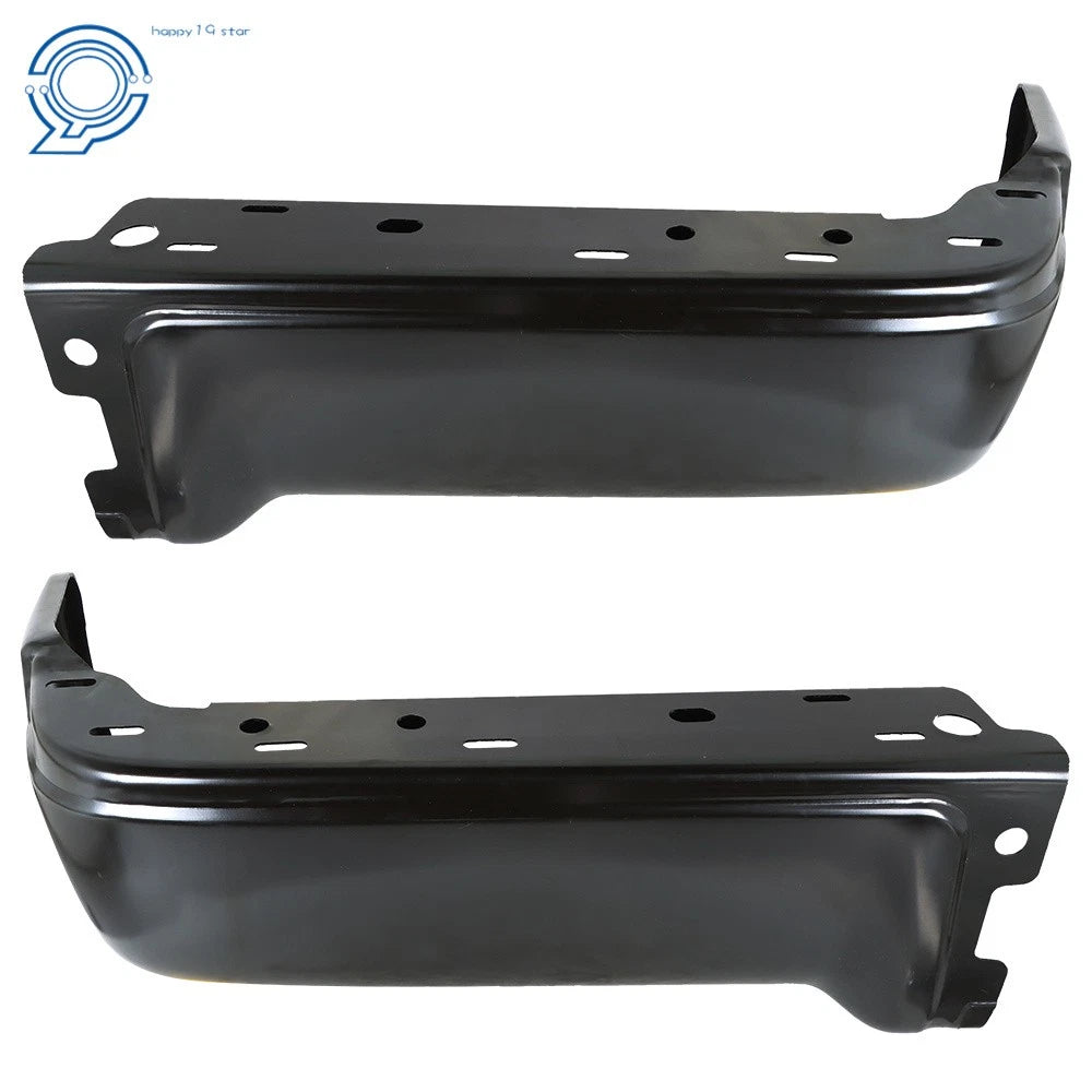 Steel Rear Step Bumper Face Bar Ends for Ford F150 (2009–2014) Matte Black