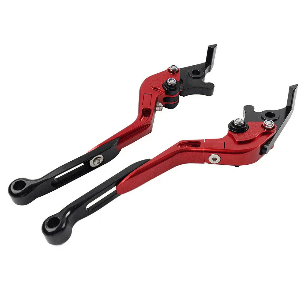 CNC Red Extendable Brake Clutch Levers for Yamaha YZF R1 R6 R6S (2004-2016)