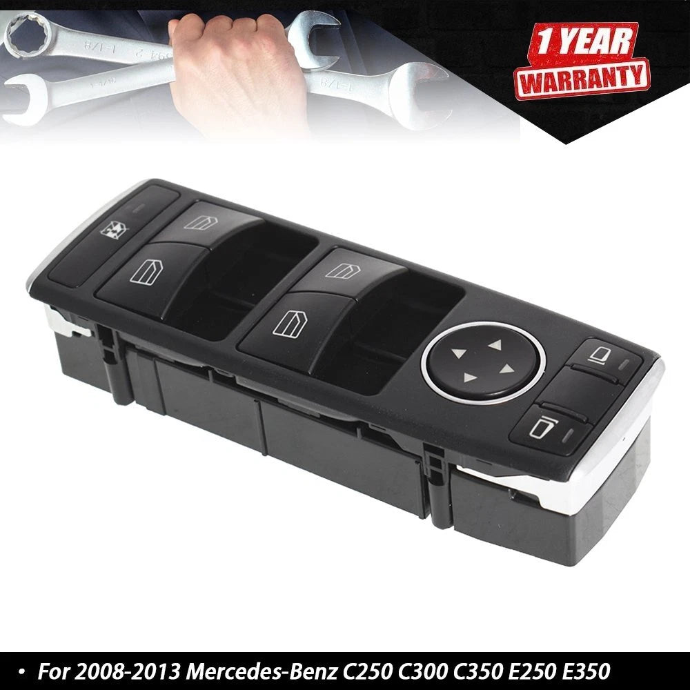 Master Power Window Switch for Mercedes-Benz C250 C300 C350 E250 E350 (2008–2013)