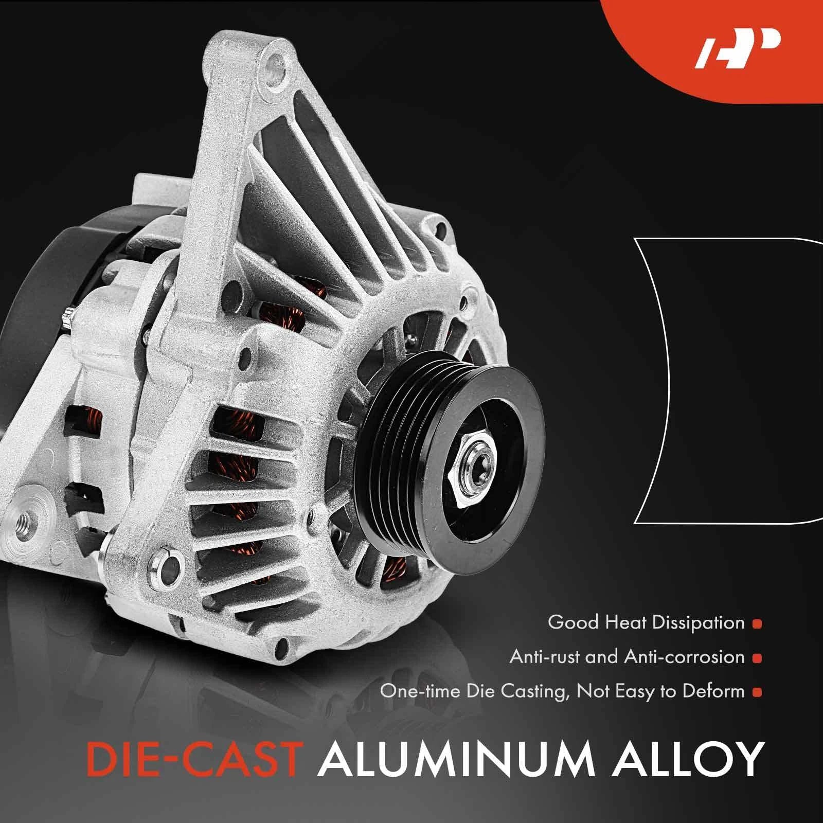 Alternator for Chevrolet Camaro Pontiac Firebird 2000-2002 (3.8L 105A)