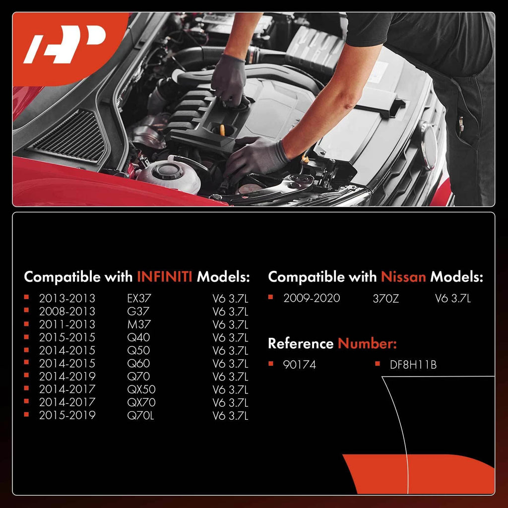 6x Double Iridium Spark Plugs for Nissan 370Z (2009–2020) INFINITI G37 M37