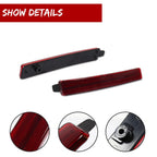 2X Red Lens Rear Bumper Reflector Lights for GMC Acadia Cadillac SRX (2007–2016)