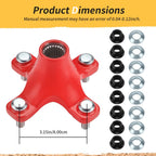 2x Rear Wheel Hubs & Nuts for Honda TRX450R (2004–2009)